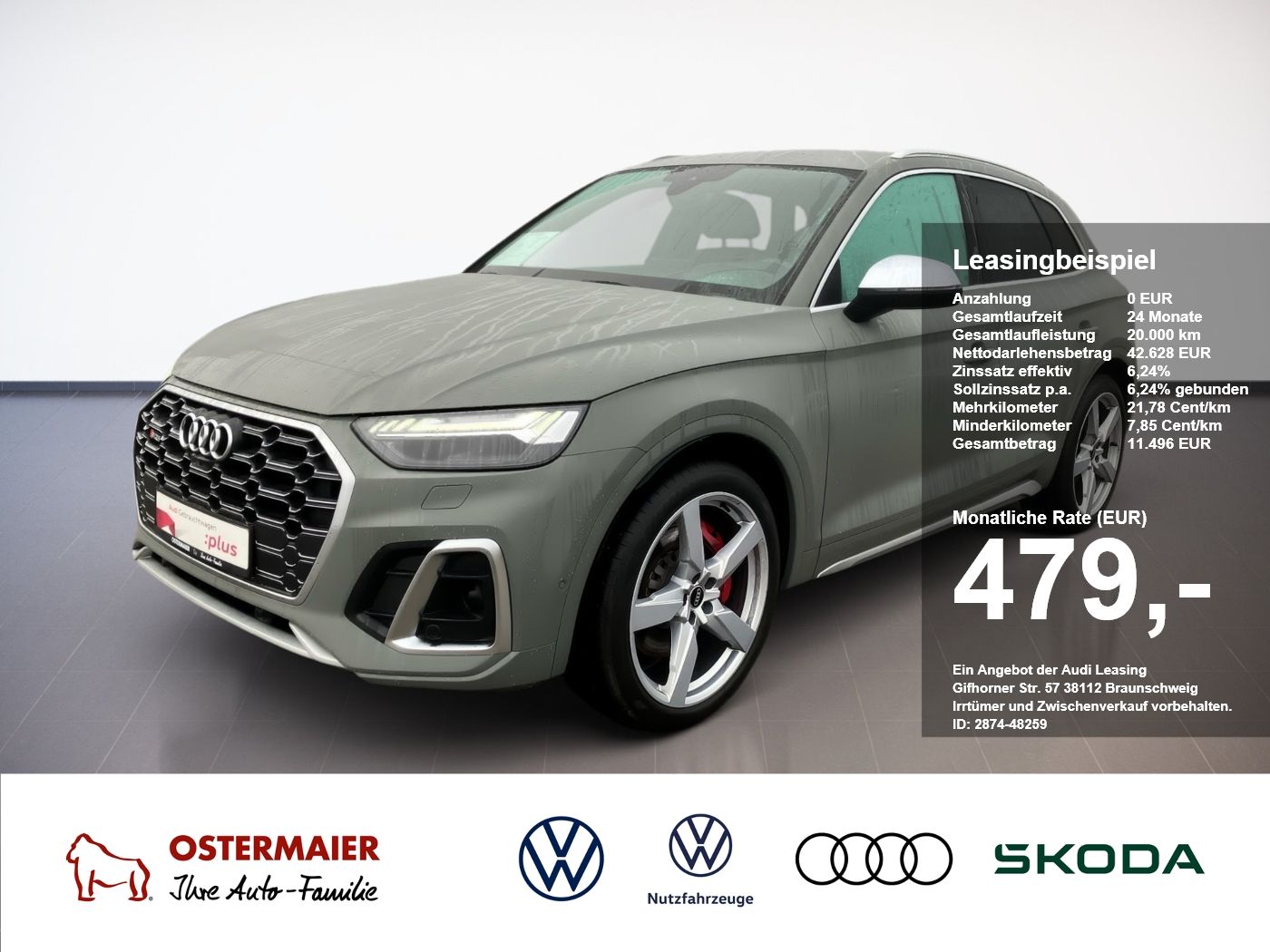 Audi SQ5 3.0TDI 341PS QUATTRO MATRIX.B&O.STANDHZG.HUD