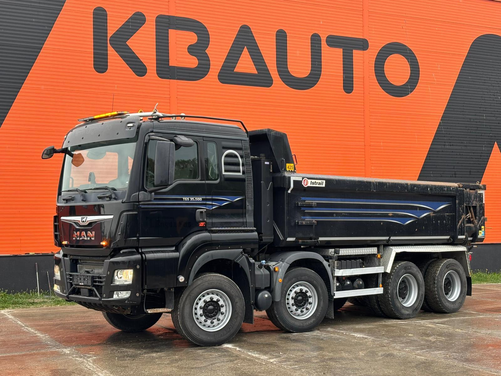 MAN TGS 35.500 8x4 INTARDER / FULL STEEL / BOX L=555