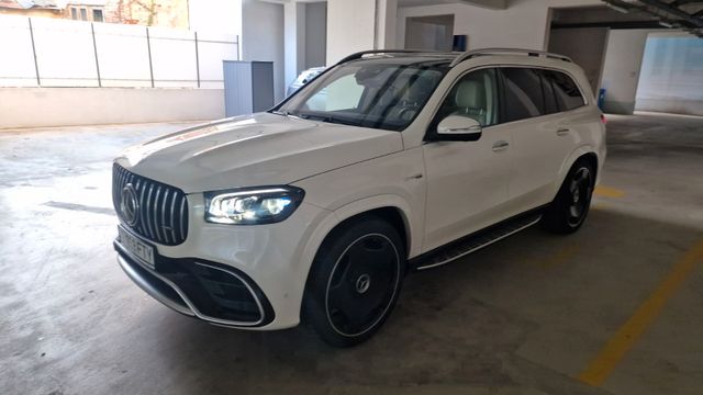 Mercedes-Benz GLS 63 AMG 4Matic+ 7-Sitz Creme Pano 2xTV LED