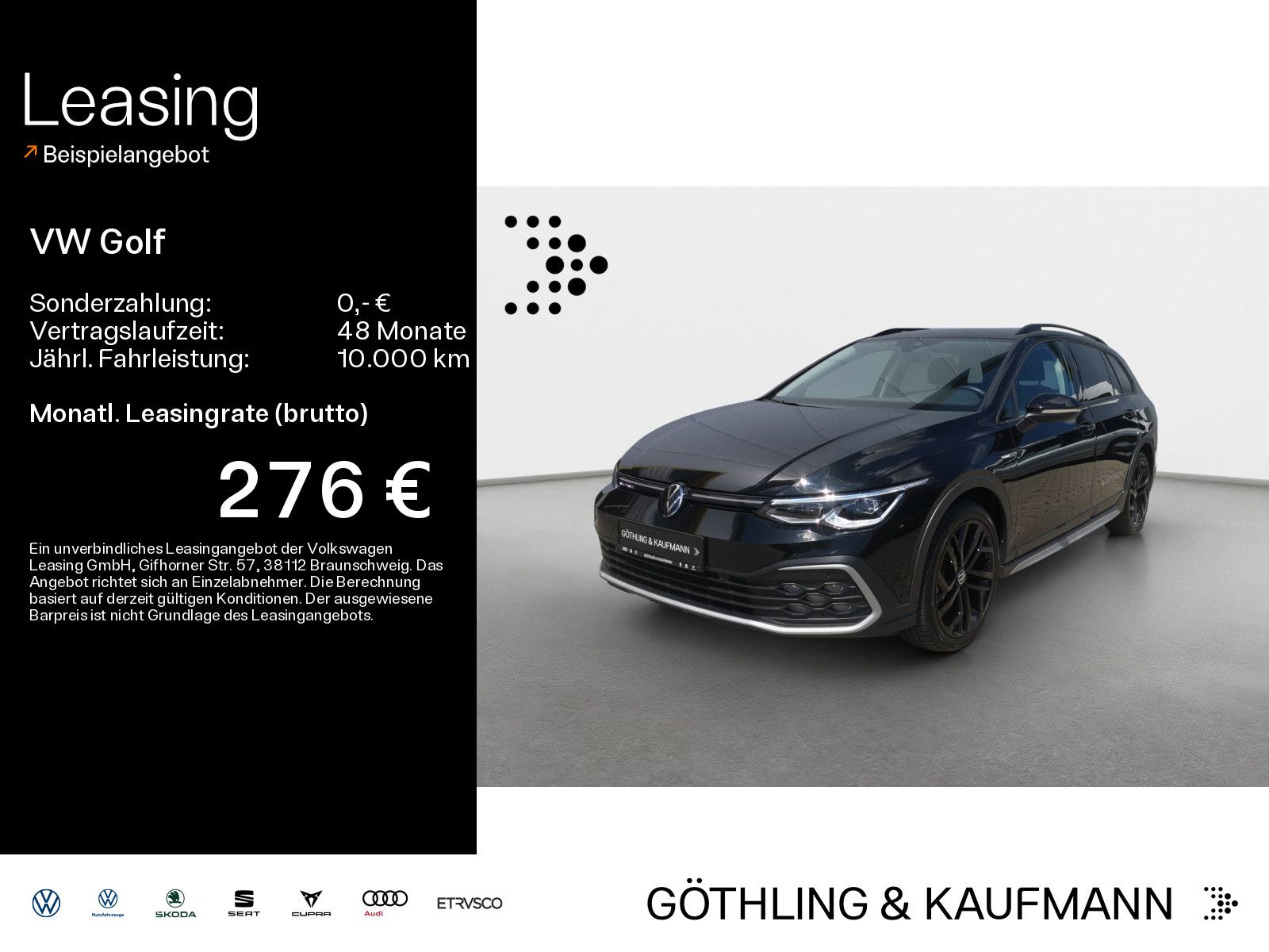 Volkswagen Golf Alltrack Variant Black Edition 4Motion 2.0 