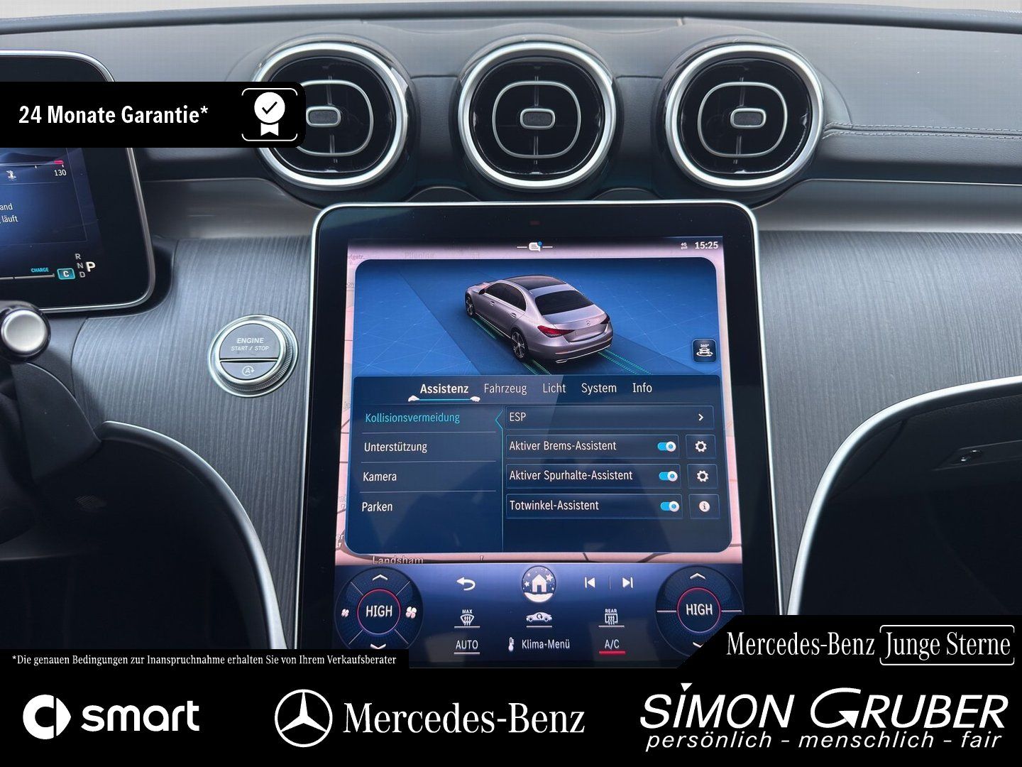 Fahrzeugabbildung Mercedes-Benz C 200 AMG Night Pano Memory AdvSound 19Zoll