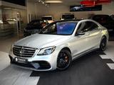 Mercedes-Benz S 63 AMG 4M+ L *Magic-SKY*HuD*First-Class*3xTV - silberne Mercedes-Benz S 63 AMG