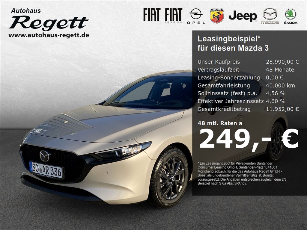 Mazda 3 Skyactiv-G 140 Homura HUD Navi LED ACC Apple