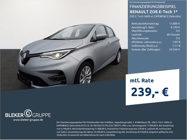 Renault ZOE E-Tech 1 00% el. EXPERIENCE (Selection) R13