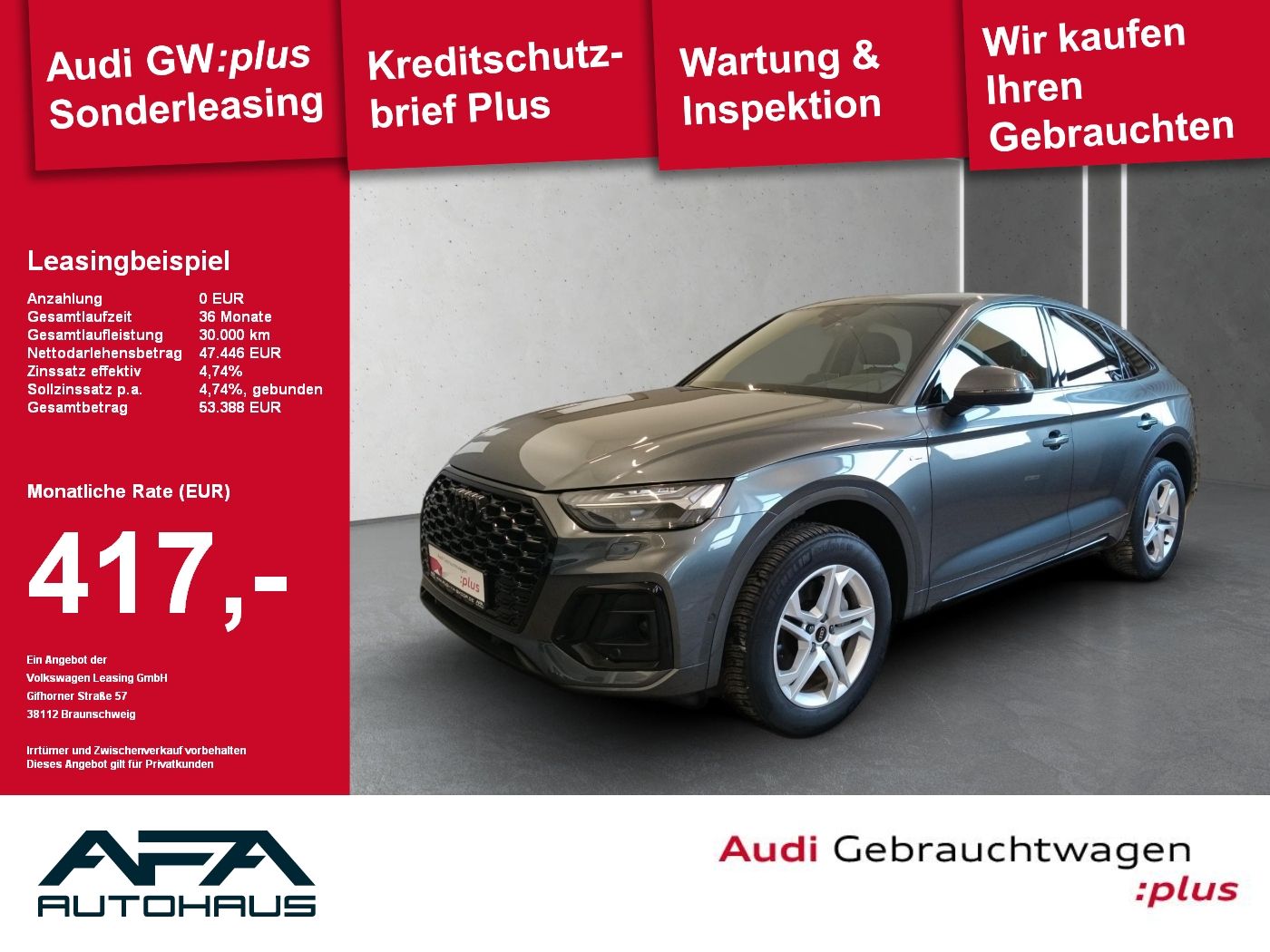 Audi Q5 Sportback 40 TFSI qu. S tr. S-Line*AHK*Matrix