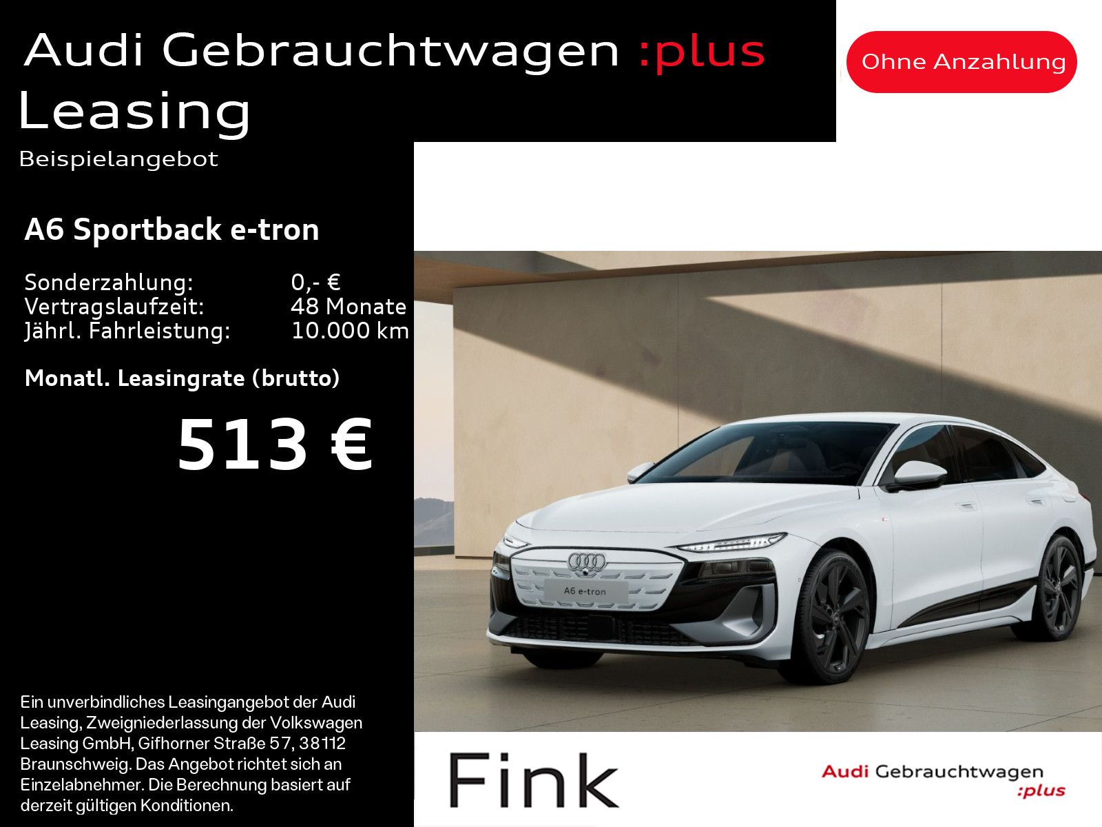 Audi A6 Sportback e-tron S line Tech plus AHK