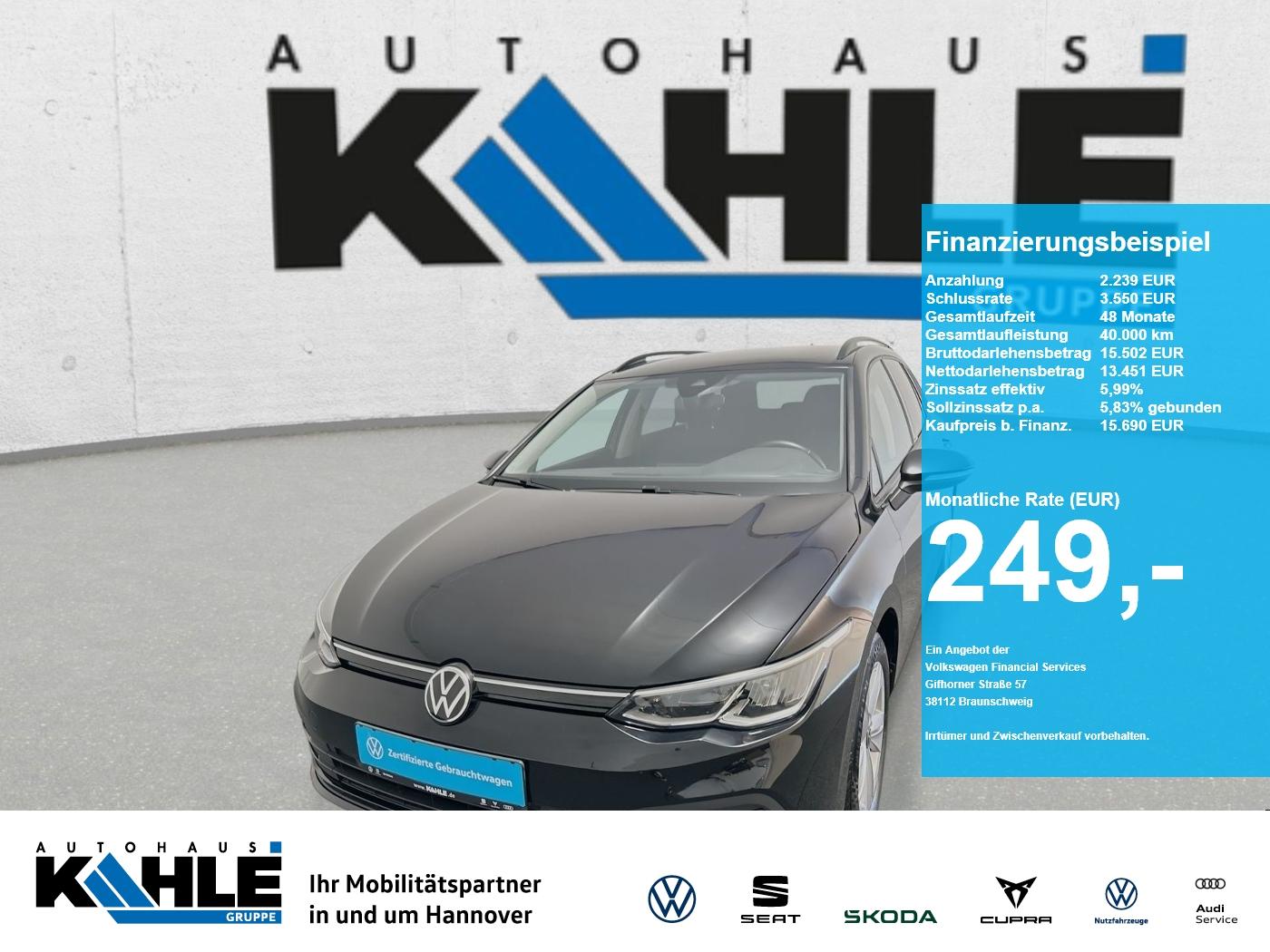 Volkswagen Golf VIII Variant 2.0TDI Life Navi Side Assist