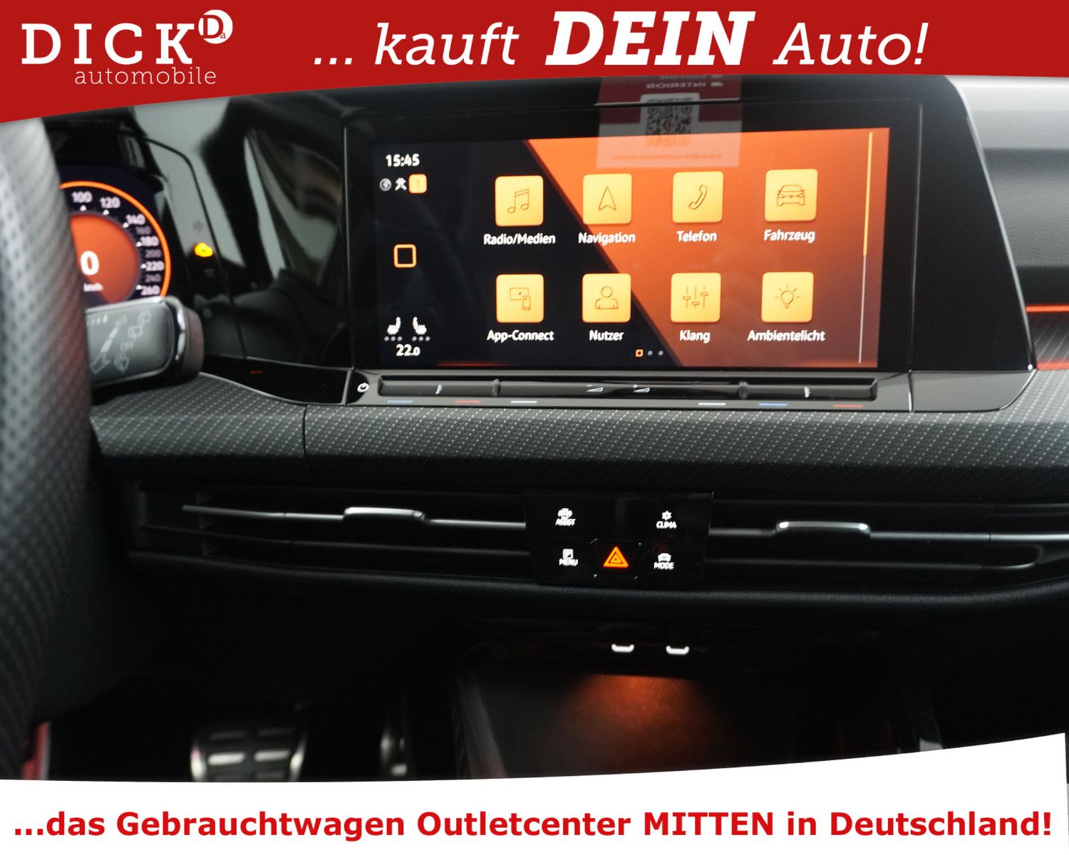 Fahrzeugabbildung Volkswagen Golf VIII Va 2.0 TSI 2X R-Line NAVI+LED+SHZ+KAM+