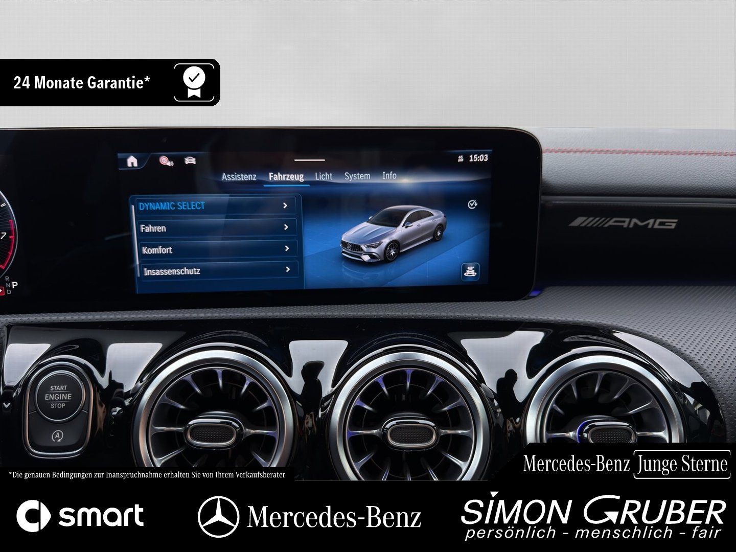 Fahrzeugabbildung Mercedes-Benz CLA 35 4M AMG Night Pano Perfo Sitz Memory Burm