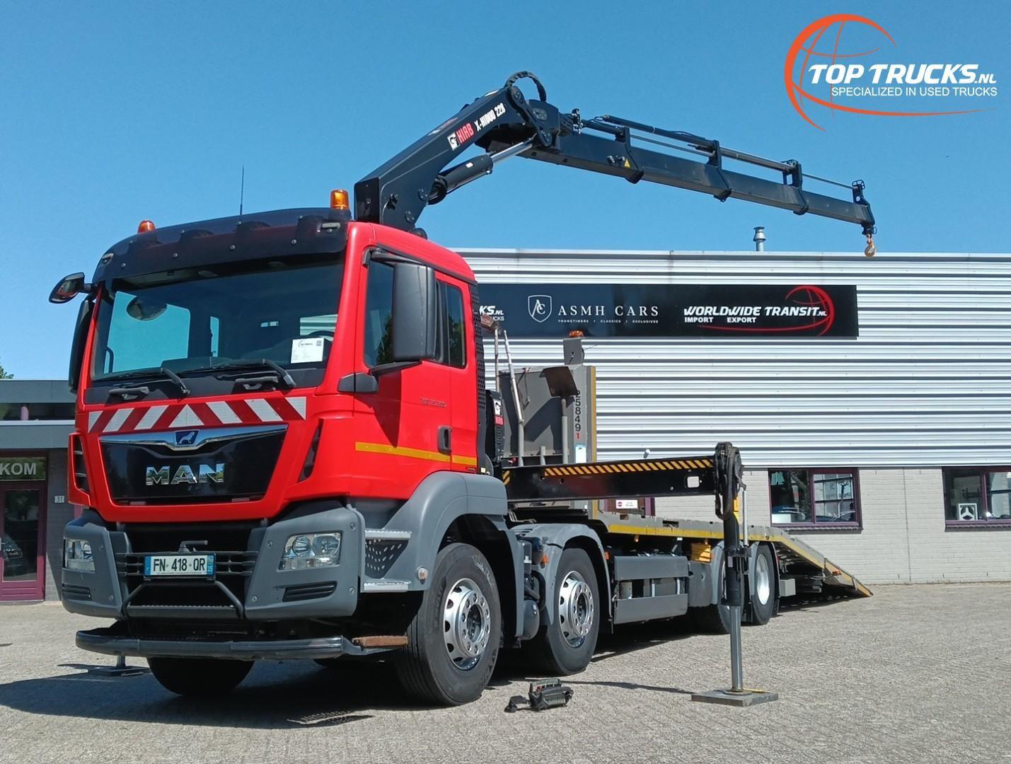 MAN TGS 35.360 8x2 - Hiab 22TM Kran - Maschinentrans