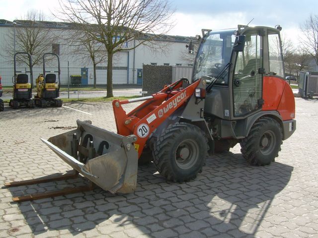 Atlas Weycor AR 40, Bj 18, 800 BH, Klappschaufel Gabel