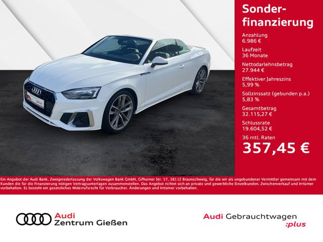 Audi A5 Cabriolet 40 TDI S line Assistenzpaket Parken