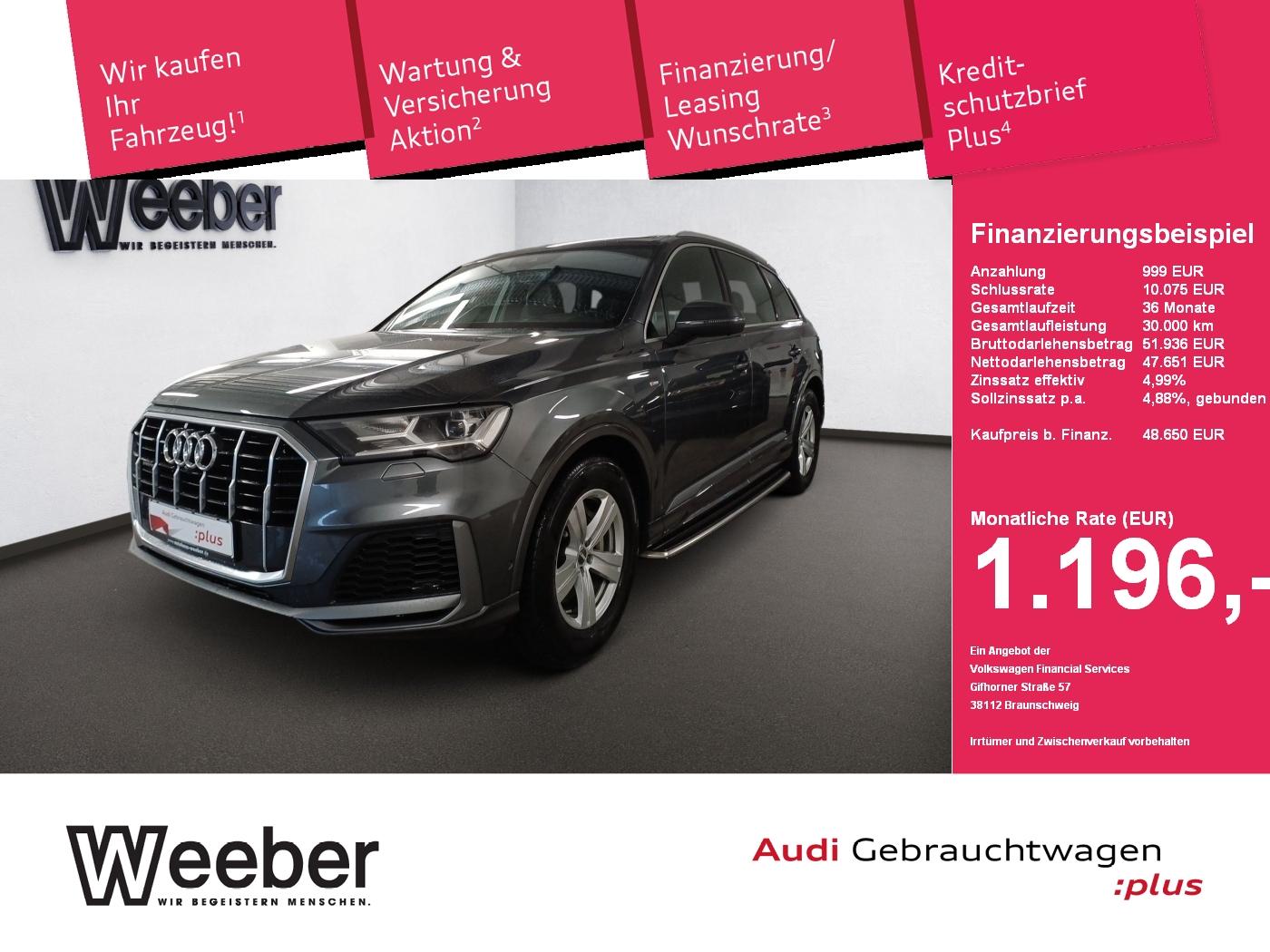 Audi Q7 quattro S line * AHK*HUD*PANO*BOSE*STHZ *