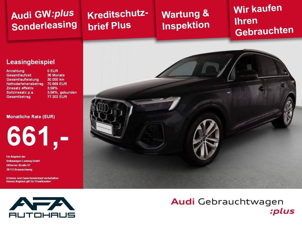 Audi Q7 55 TFSI qu. tiptr. S-Line*Matrix*Luft*7Sitze