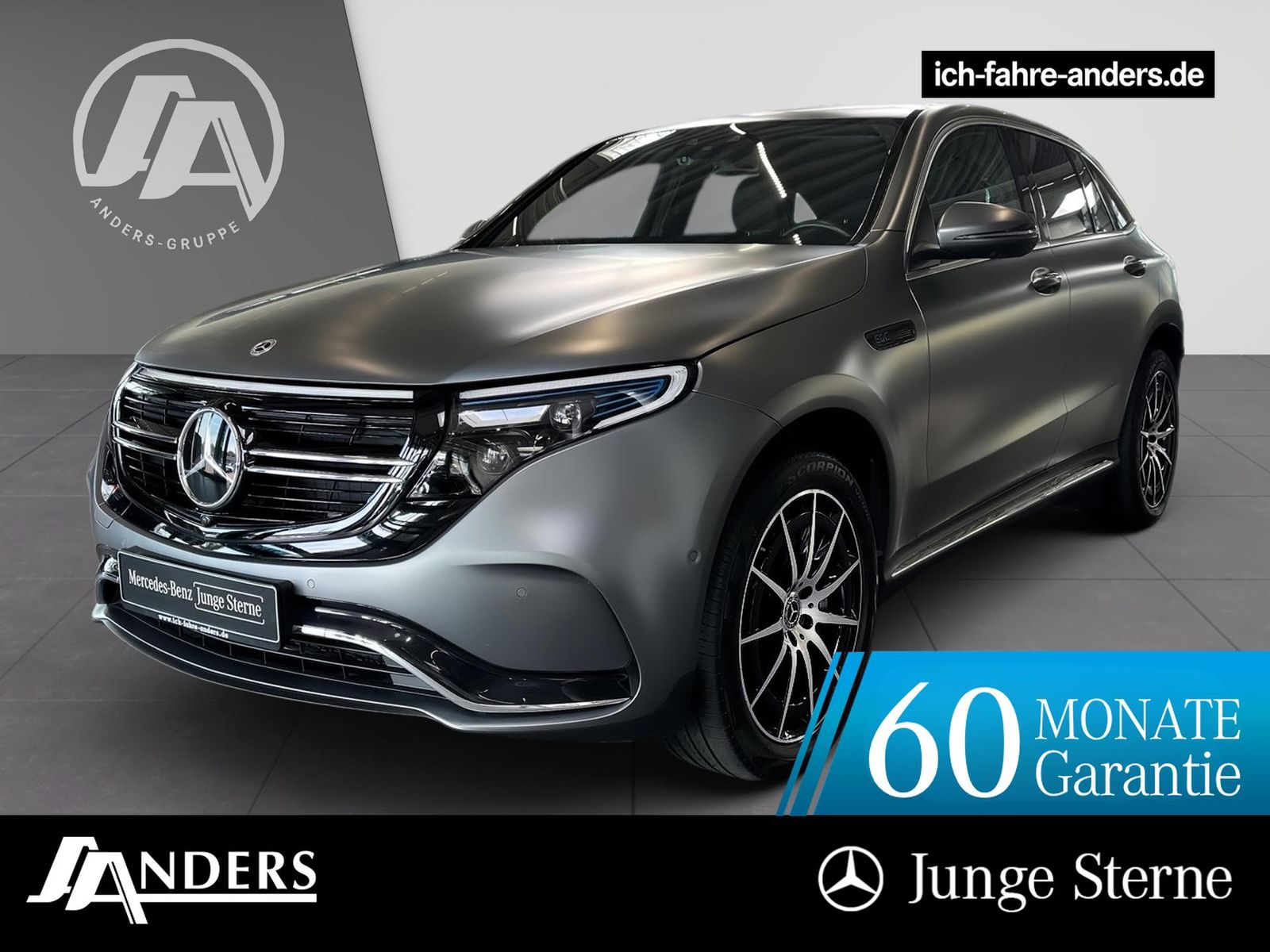 Mercedes-Benz EQC 400 AMG 4M AMG+AHK+Distr+APP+Memory+360°+20