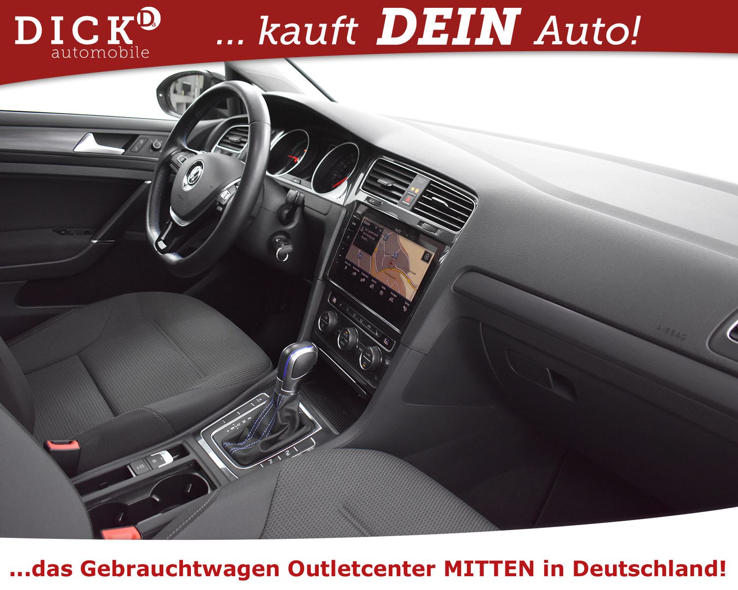 VW Golf VII e-Golf WÄRMEPUMPE+NAVI+LED+ACC+SHZ+PARK - Image 12