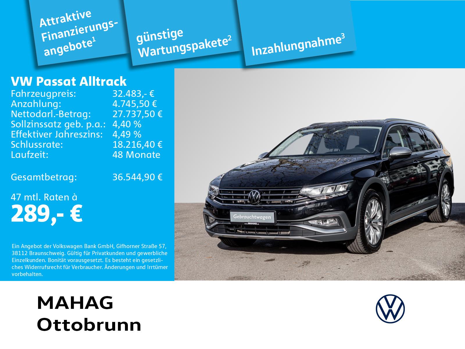 Volkswagen Passat Alltrack 2.0 TDI AHK LED Navi ParkPilot R