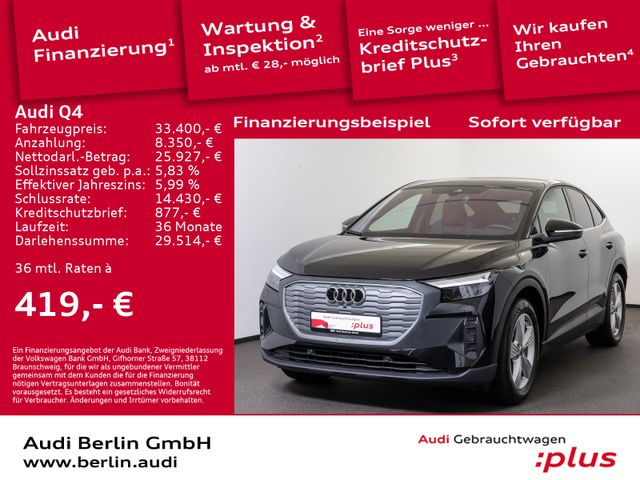 Audi Q4 35 e-tron Sportback RFK NAVI VIRTUAL LED