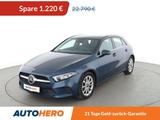 Mercedes-Benz A 200  Aut.*NAVI*LED*ACC*PDC*SHZ*PANO* - : Blau, Teilleder, Panorama-Dach