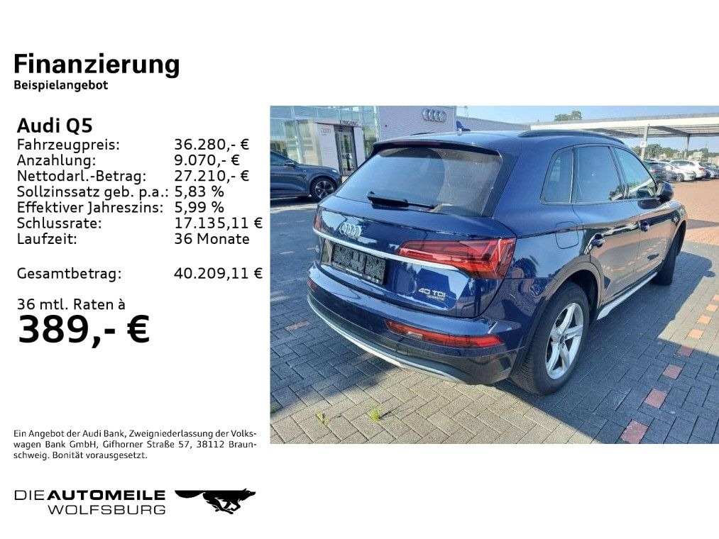 Audi Q5 40 TDI Q S tronic Advanced LED ACC Kamera Nav foto 2