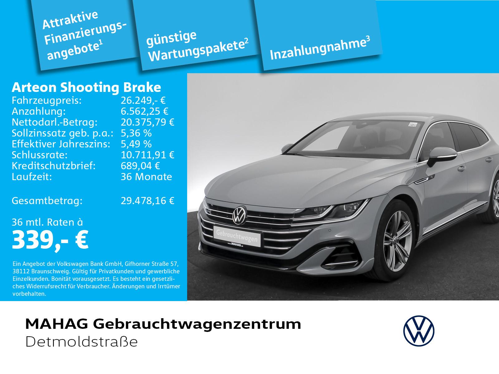 Volkswagen Arteon Shooting Brake 2.0 TSI R-Line AHK LED Nav, миниатюра 22