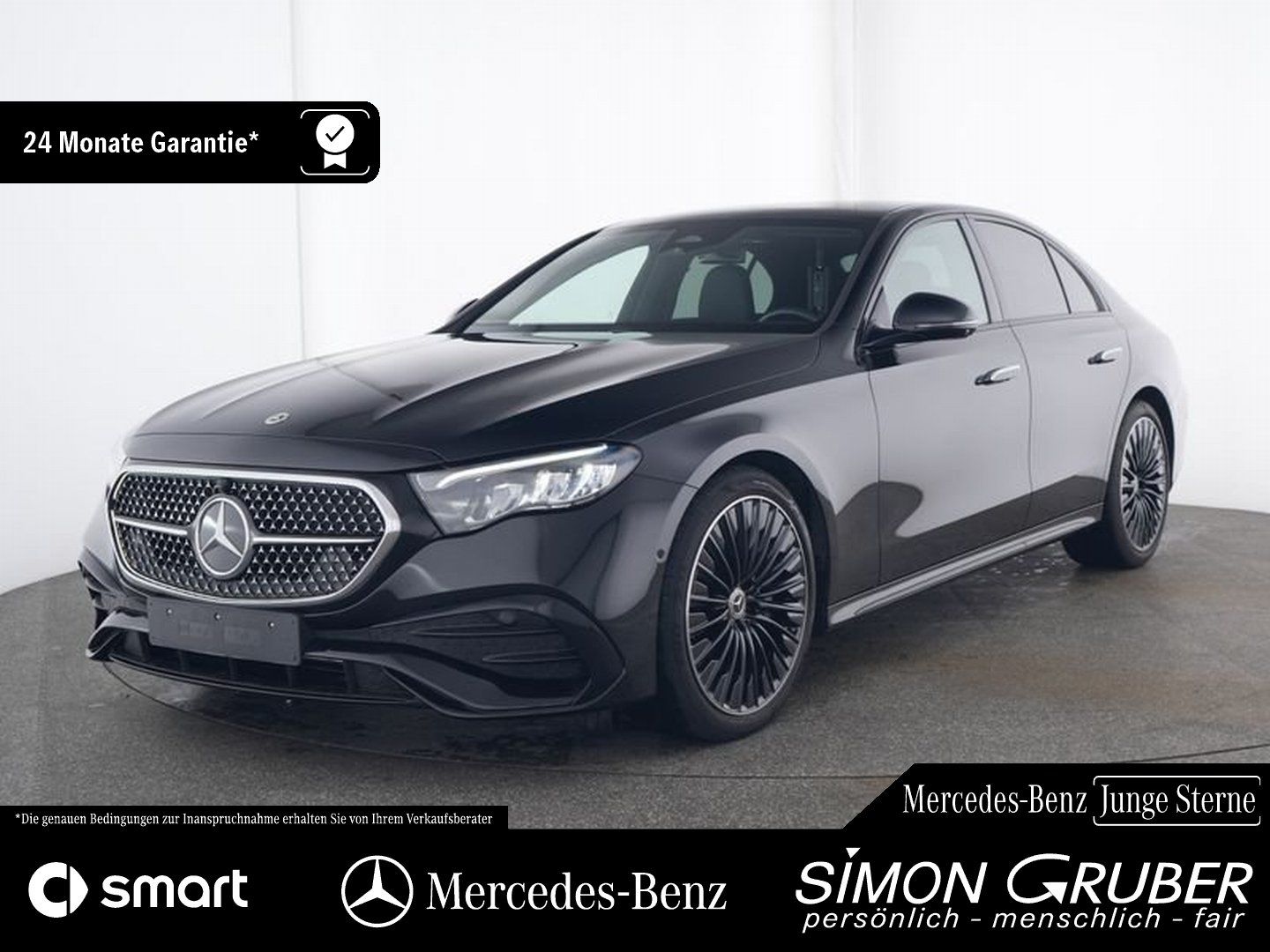 Fahrzeugabbildung Mercedes-Benz E 220 d AMG Night Pano Superscreen Burm 20 Zoll