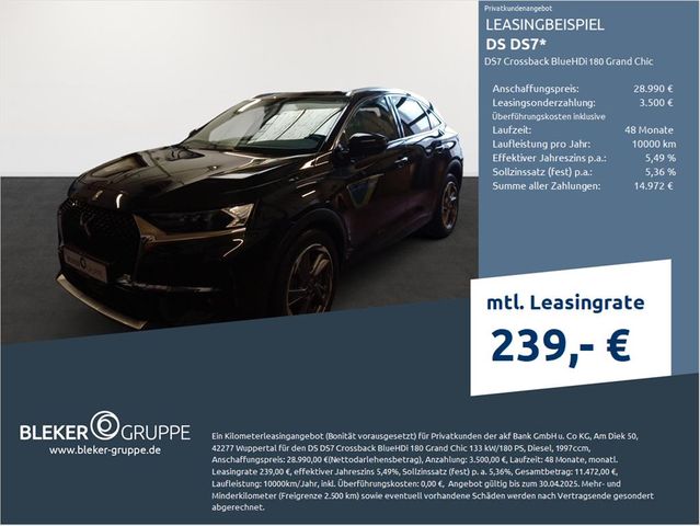 DS Automobiles DS7 Crossback BlueHDi 180 Grand Chic