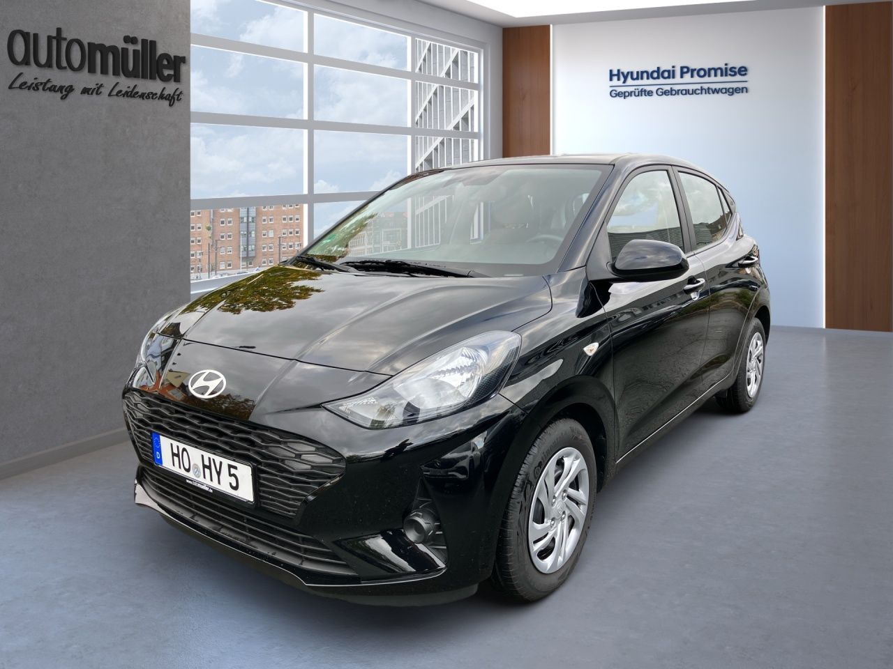Fahrzeugabbildung Hyundai i10 SELECT Fernlichtass. Kam. Navi PDC SpurH