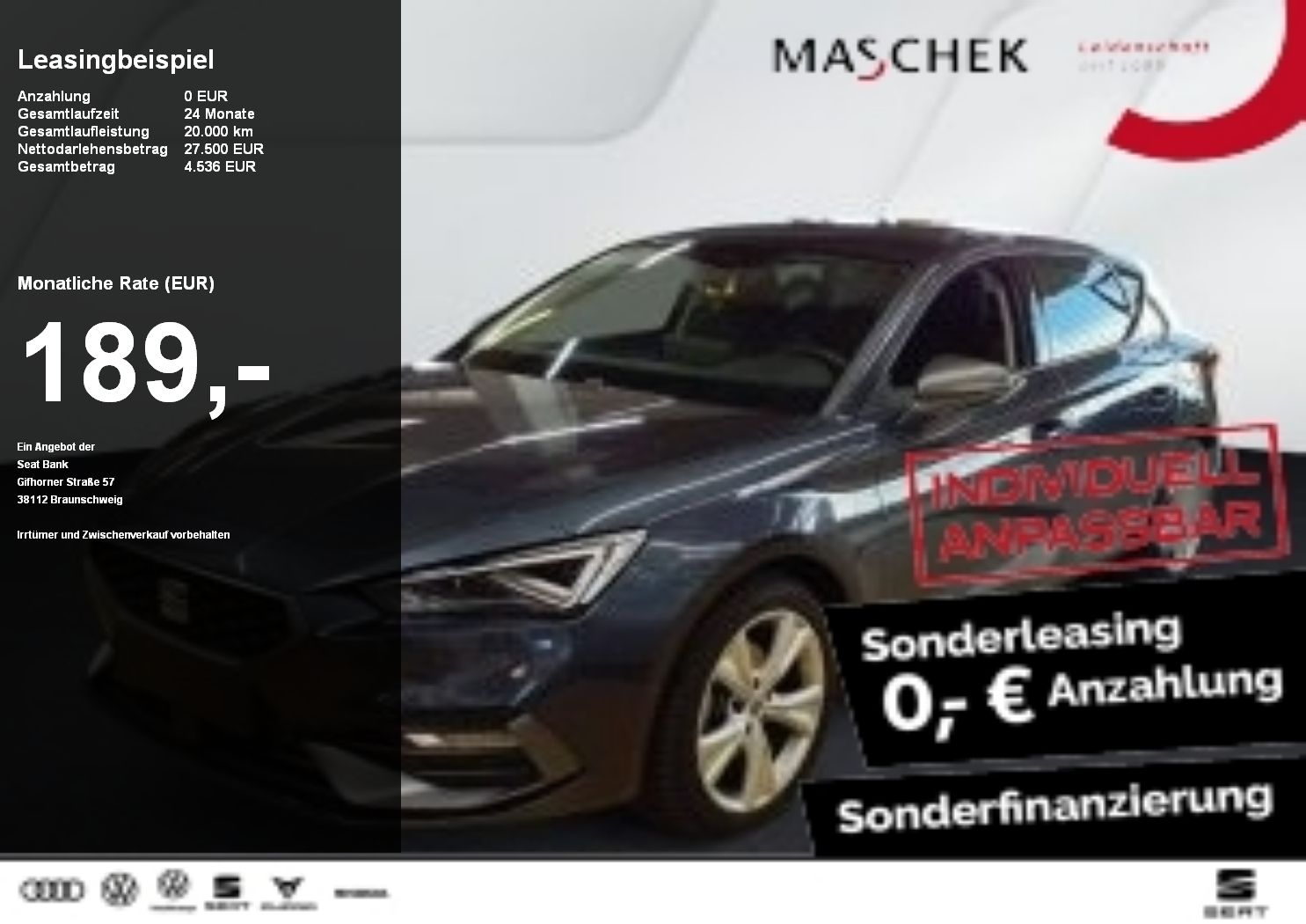 Seat Leon FR 1.5 eTSI DSG Matrix Navi ACC RearView Si