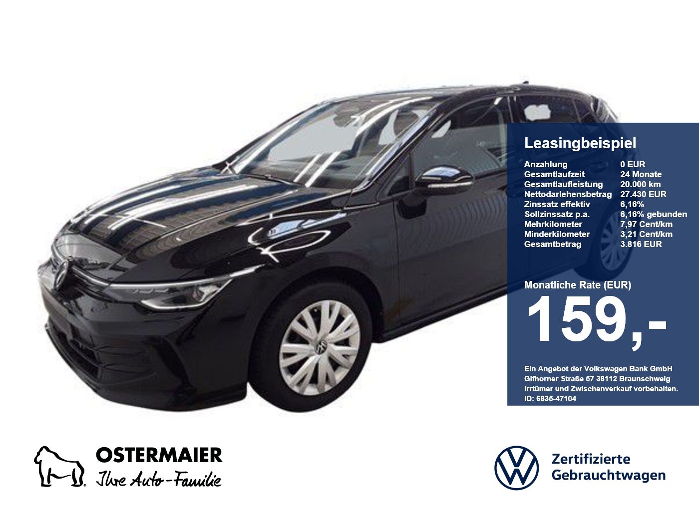 Volkswagen Golf VIII LIFE 1.5TSI 150PS ACC.5J-G.STHZG.AREA-