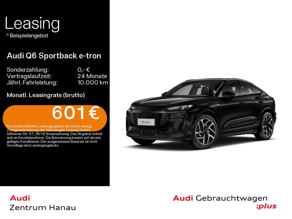 Audi Q6 Sportback e-tron quattro S-LINE*0,25%*MATRIX*