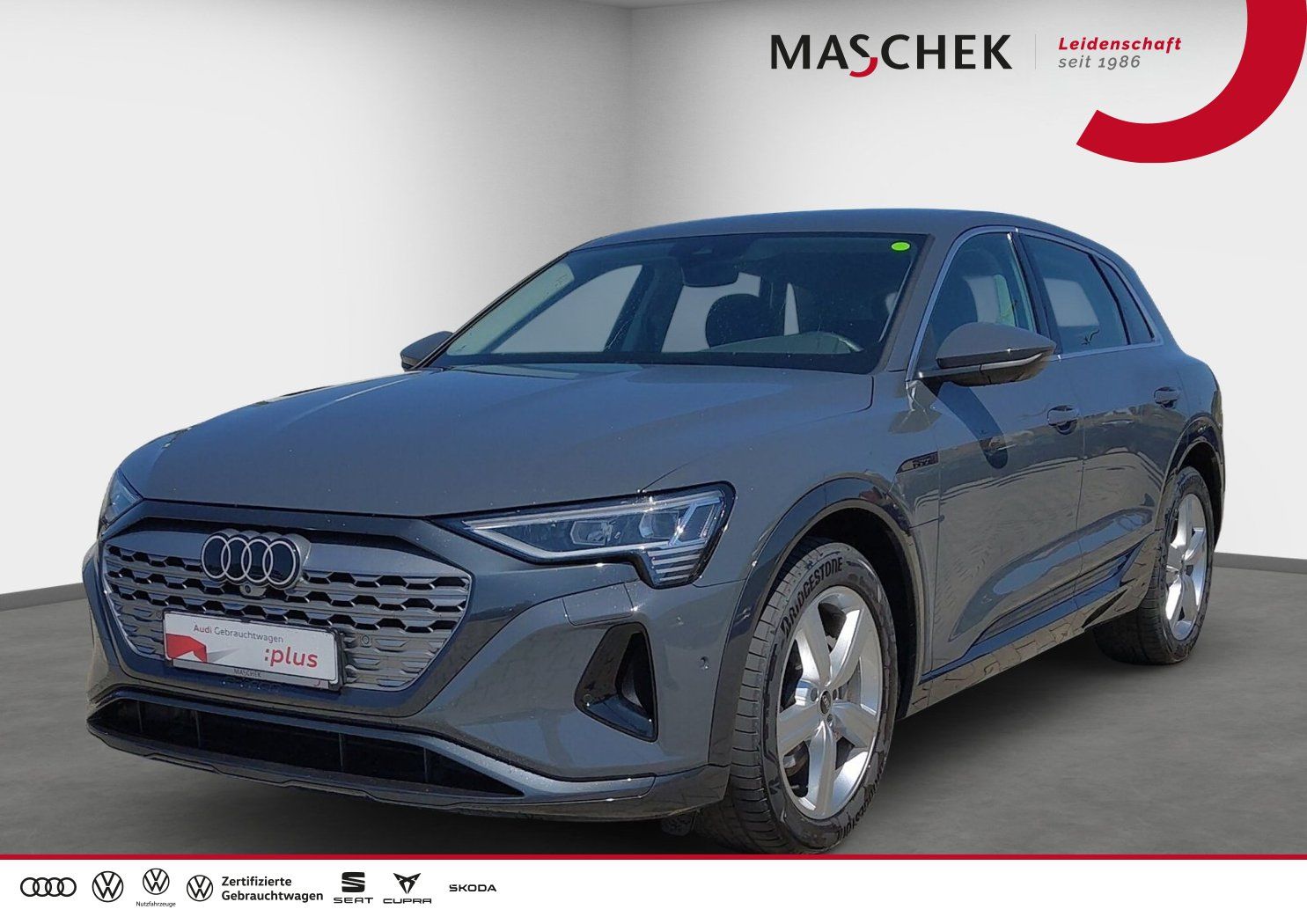 Audi Q8 e-tron 2023, Automāts, SUV/Apvidus, Pelēks — Latvijā