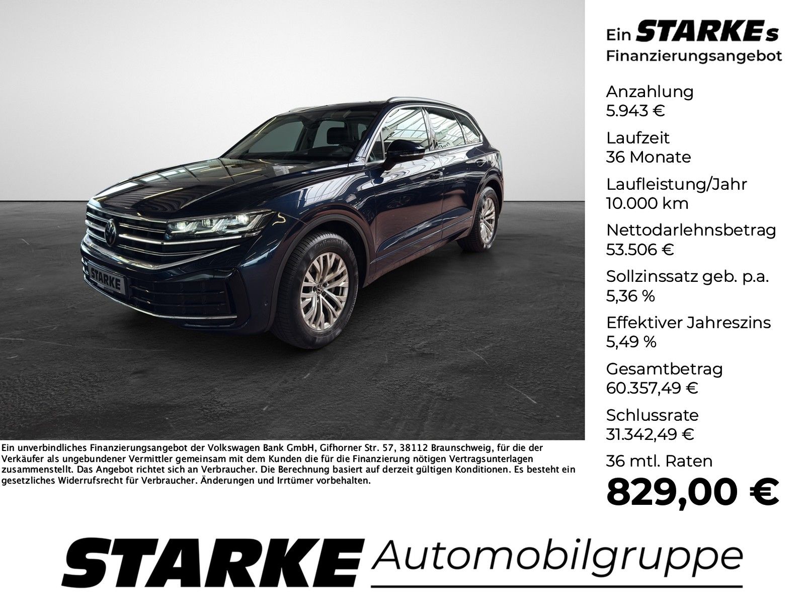 VW Touareg 3.0 TDI 4M Elegance  HeadUp Panodach AHK