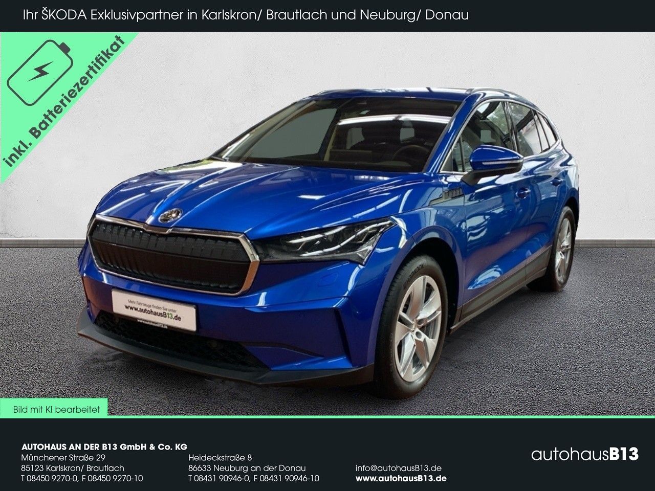 Skoda Enyaq iV 80 82 kWh KAMERA+NAVI+KEYLESS+LED+KLIMA
