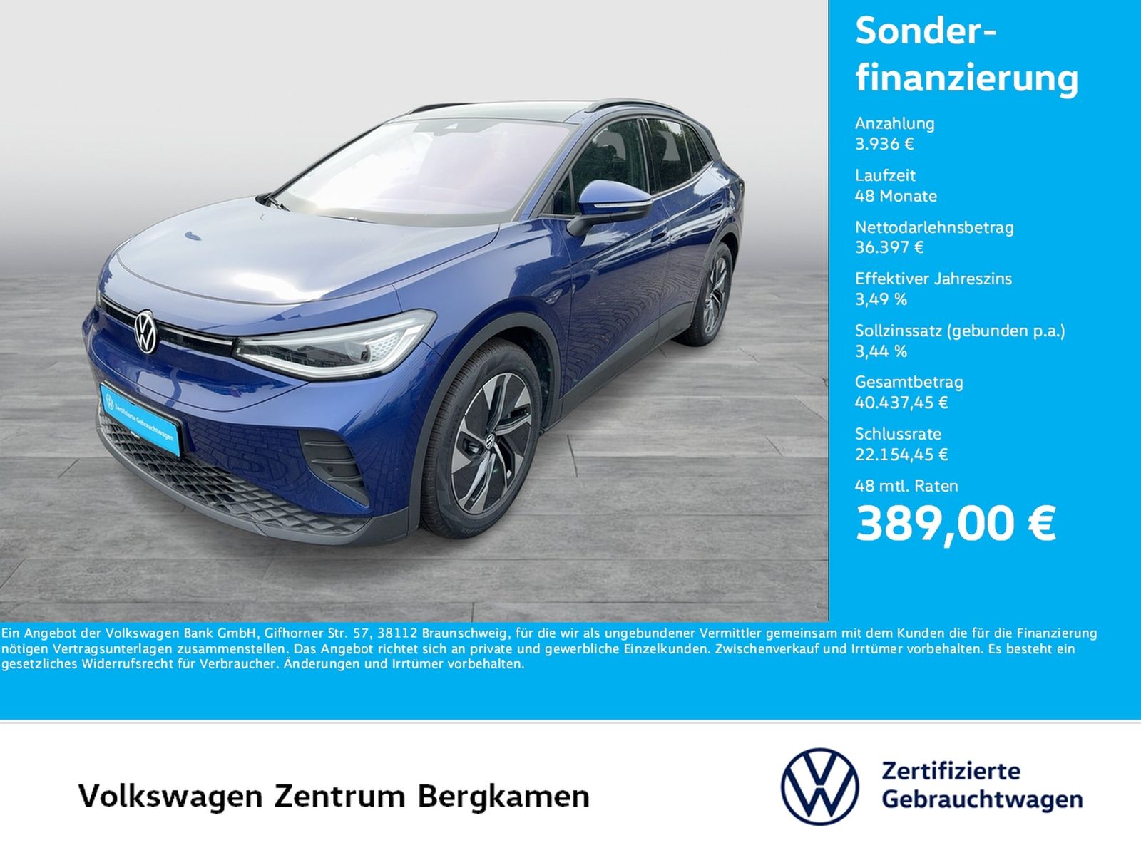 Volkswagen ID.4 Pro WÄRMEPUMPE PANO ACC LM19 MATRIX NAVI foto 1