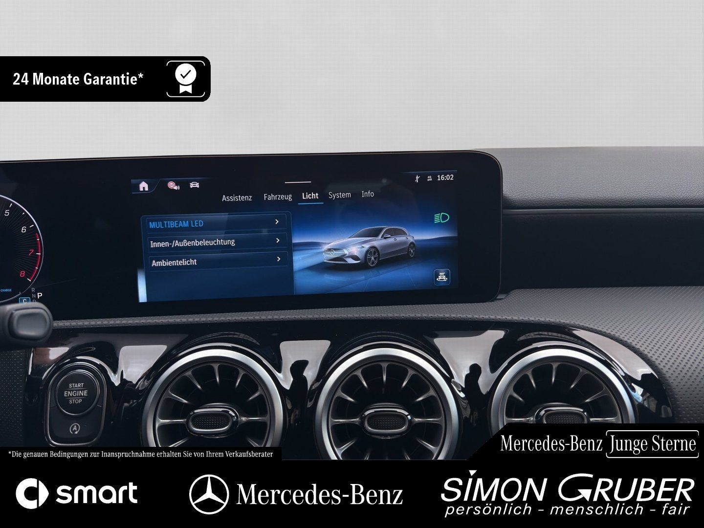 Fahrzeugabbildung Mercedes-Benz A 200 AMG Line Adv. MBeam Ambi MBUX Kamera AHK