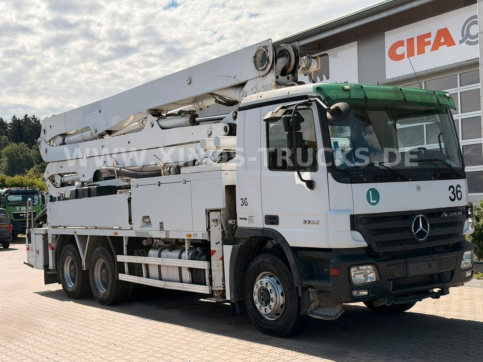 Mercedes-Benz Actros 3336 6X4 Putzmeister BSF 36M/4  14.H