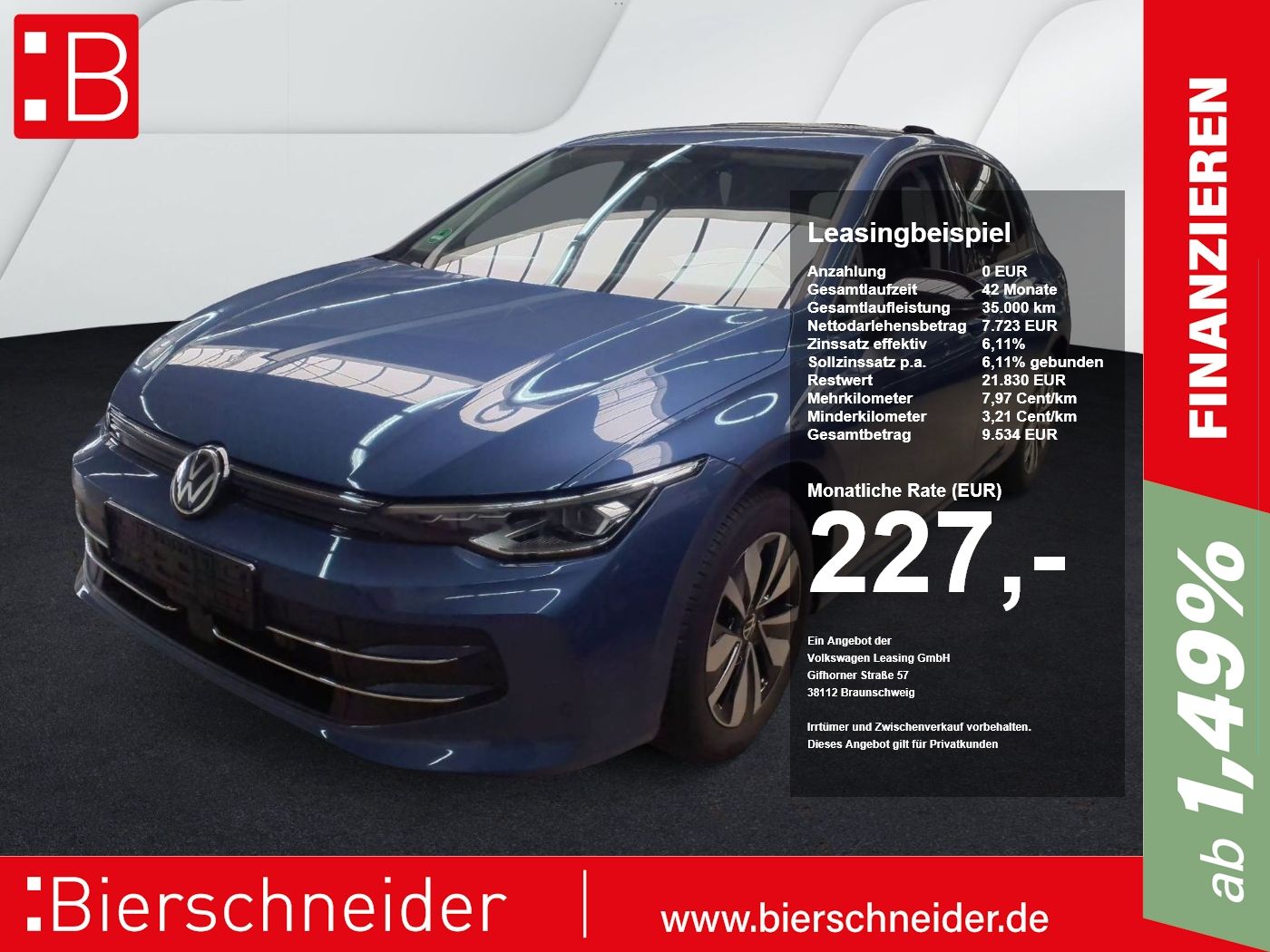 Volkswagen Golf 1.5 eTSI DSG Goal AHK KAMERA ACC LED NAVI