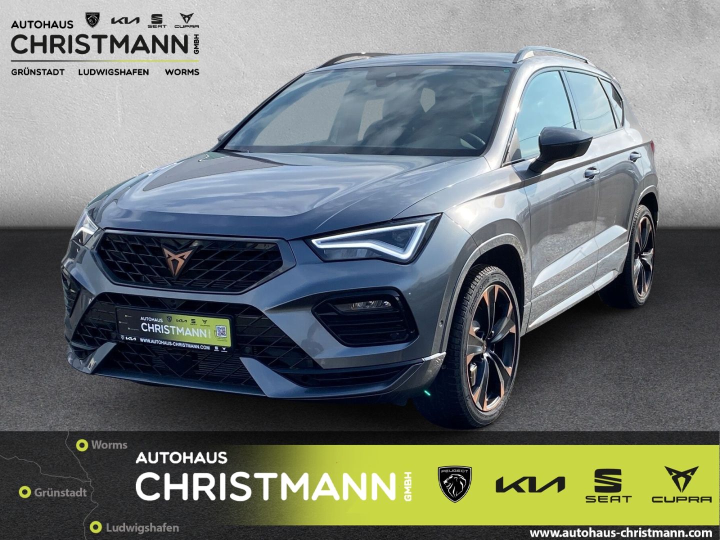 Fahrzeugabbildung CUPRA Ateca VZ 4Drive 2.0 TSI NP: 61.740,- AHK-klappba
