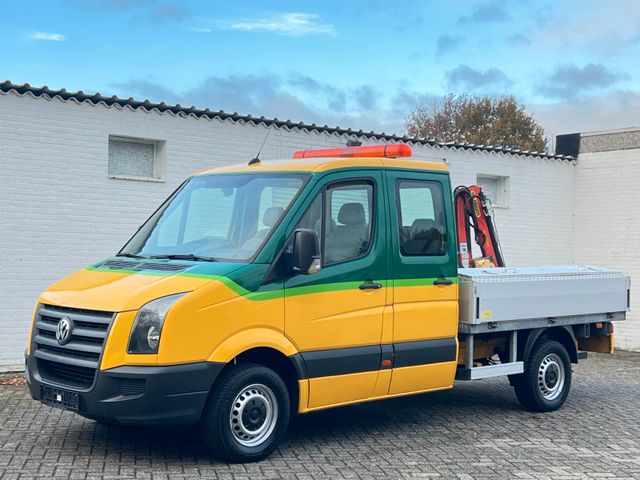 Volkswagen Crafter 2.5 BlueTdi Doka Pritsche+Palfinger Kran