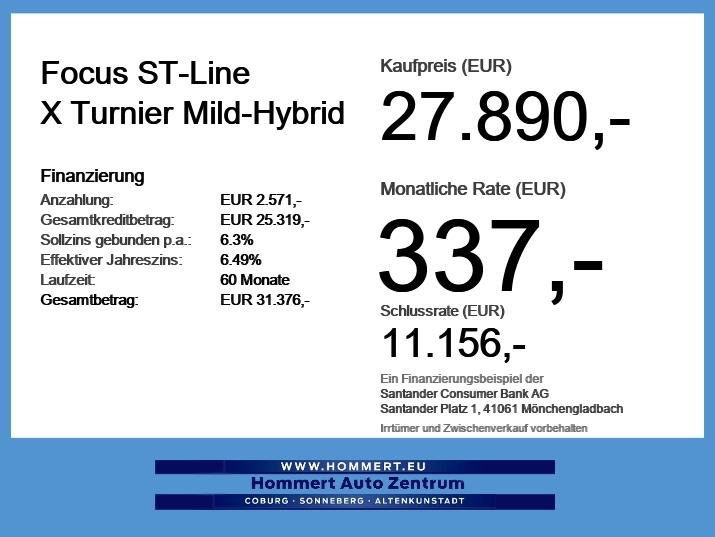 Ford Focus ST-Line X Turnier Mild-Hybrid Navi Kamera