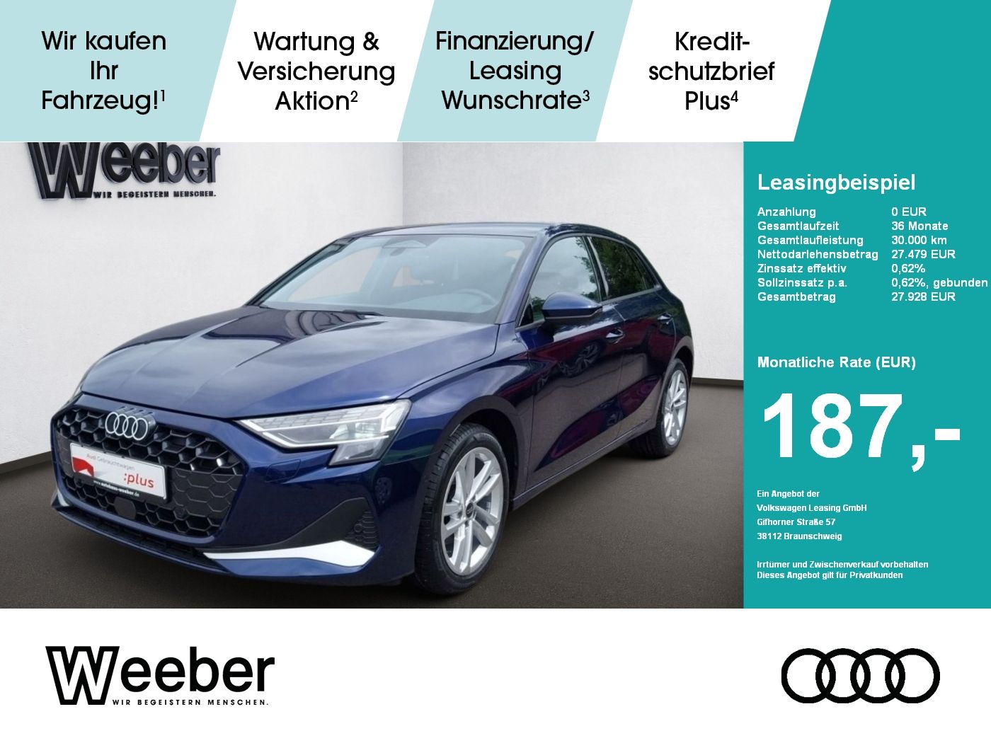 Audi A3 Sportback advanced *LED*KAMERA*VORB. AHK*APP