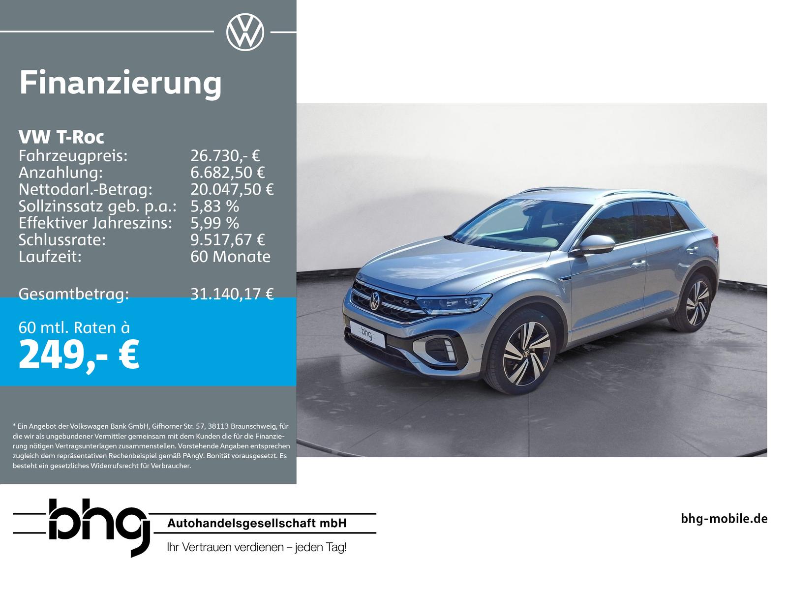 Volkswagen T-Roc R-Line 2,0 TSI OPF 4M  DSG