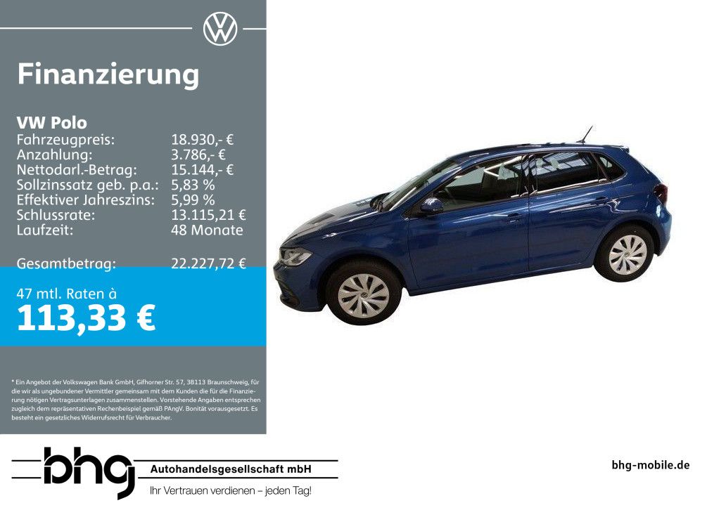 Polo 1.0 Life *KAMERA*SITZHEITZUNG*KLIMA*