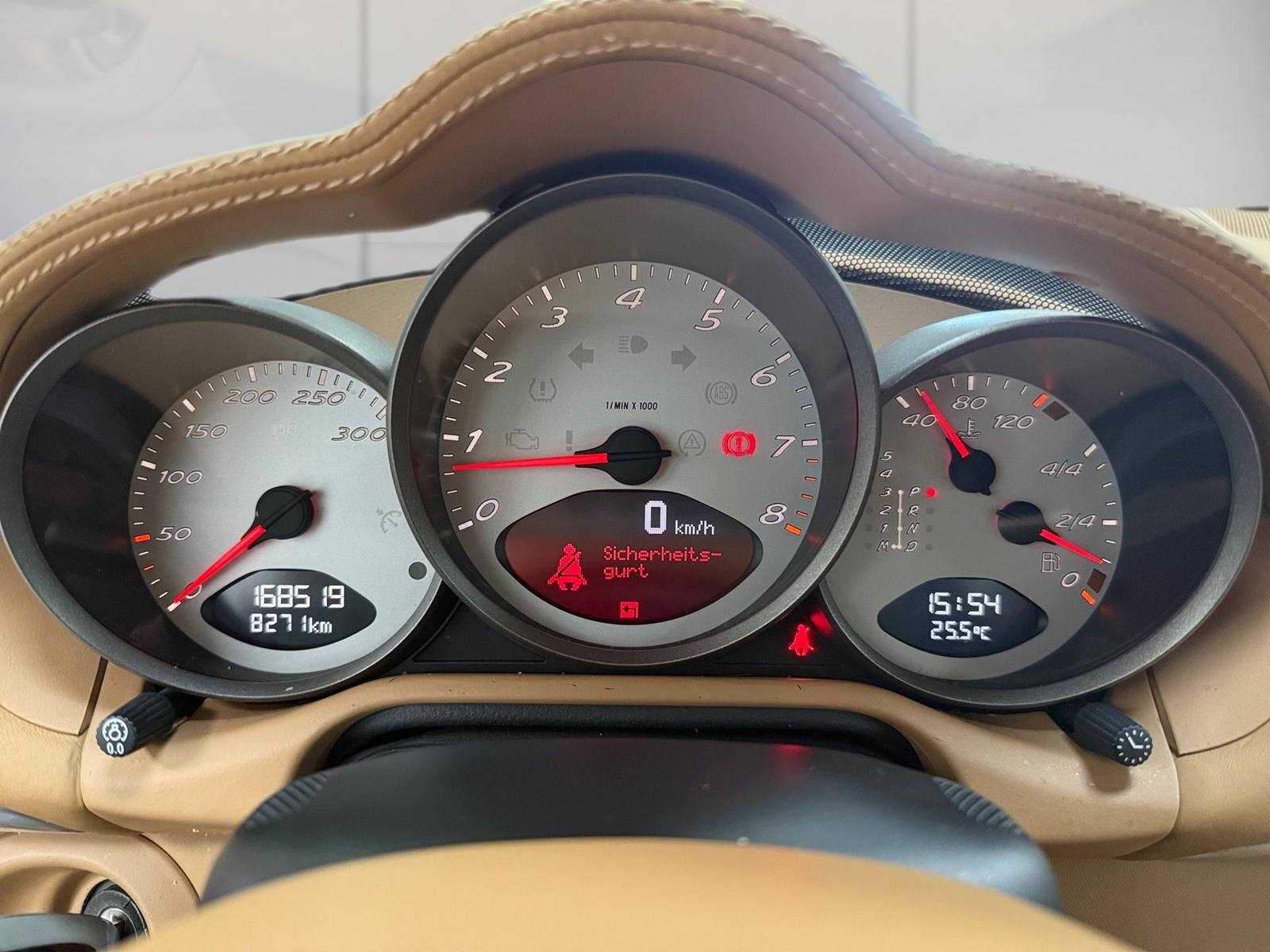 Porsche Cayman S 3.4 Tiptronic S | 295 ch | BVA | Sport Chrono Plus | Cuir beige | GPS | Xénon | Sièges chauffants