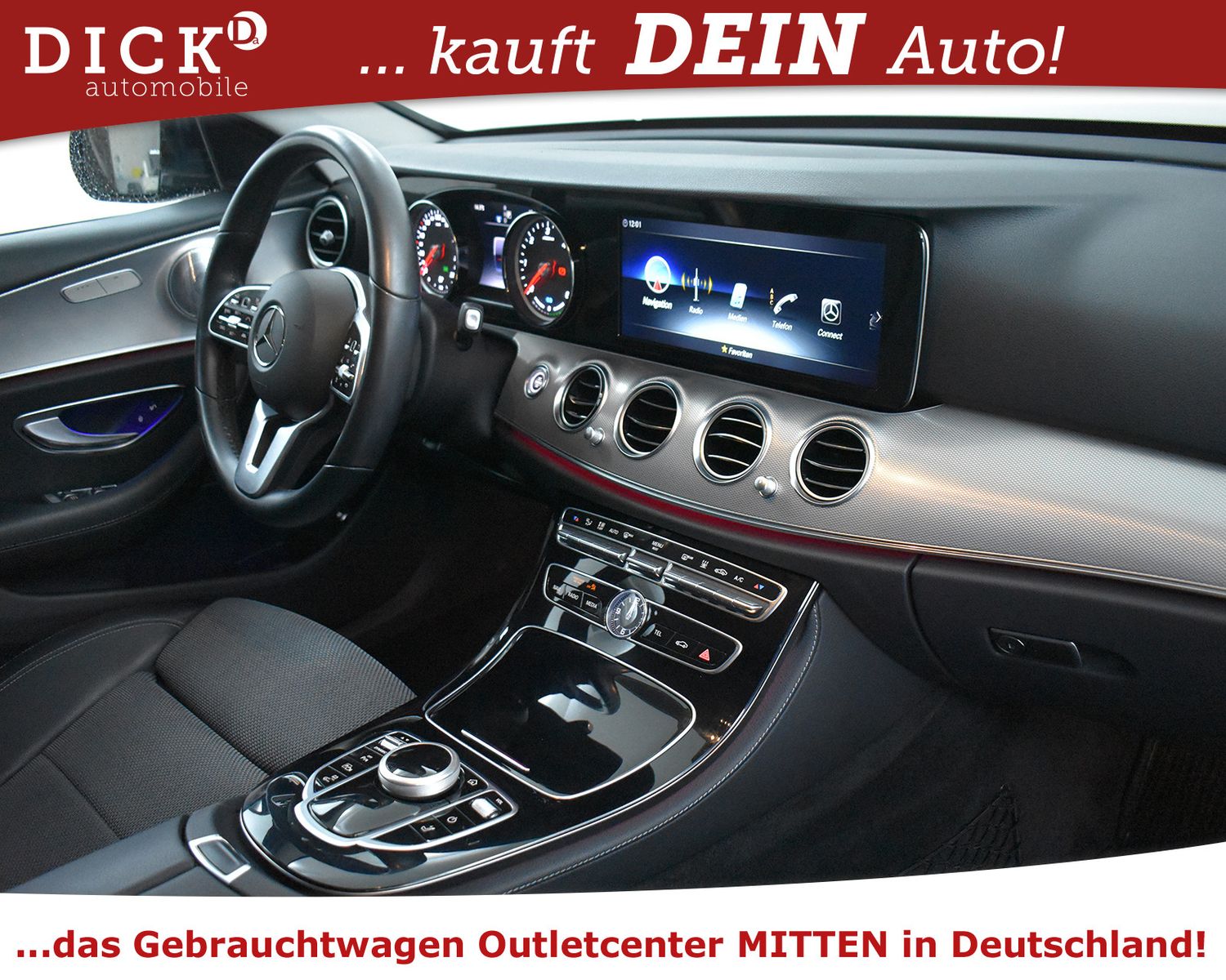 MERCEDES-BENZ E300de T 2X AMG Line BURMES+360+STANDHZ+ACC+LED+ - Image 12