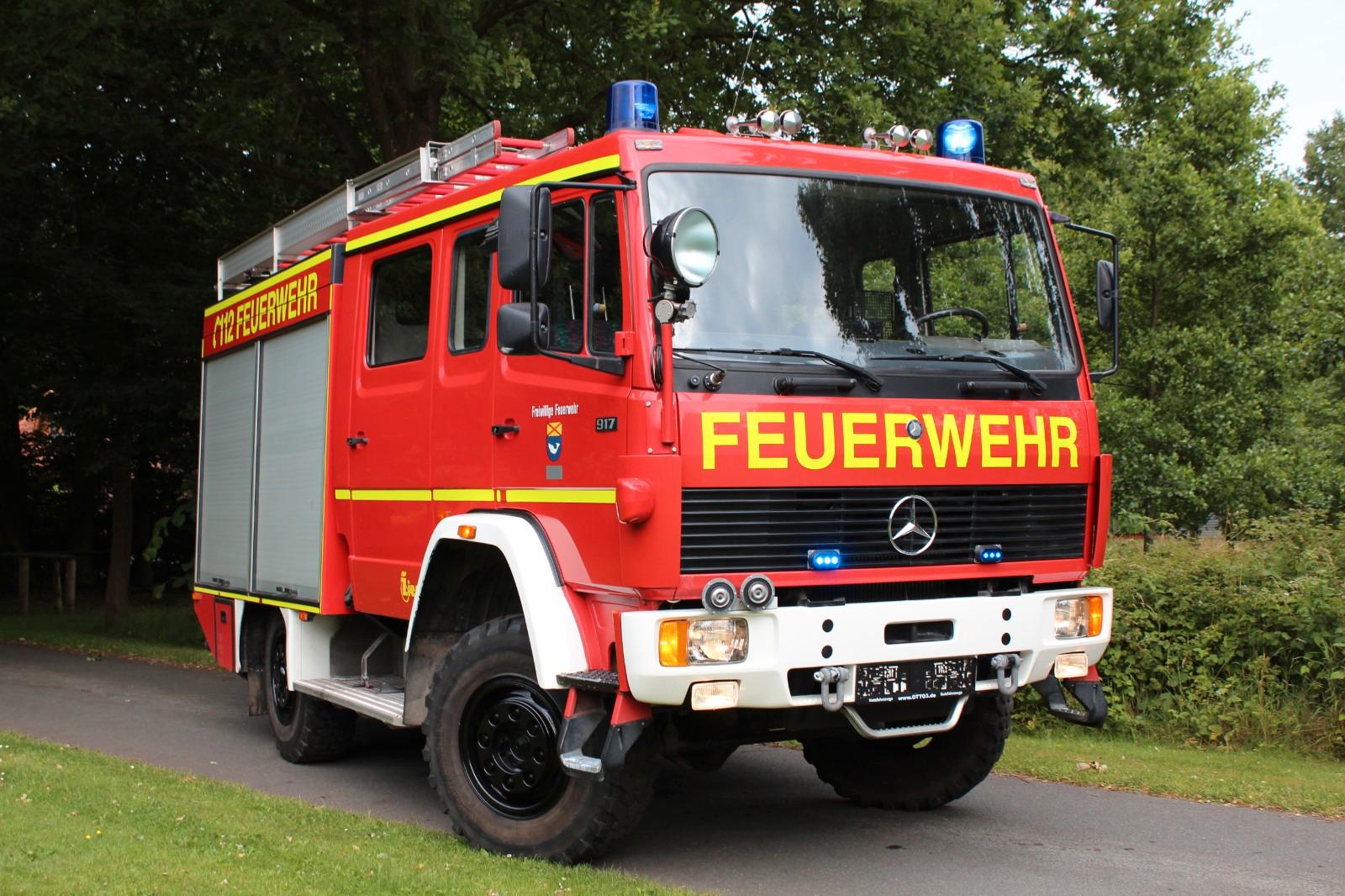 Mercedes-Benz 917 AF Feuerwehr LF 8/6  *Single Bereift * TOP *