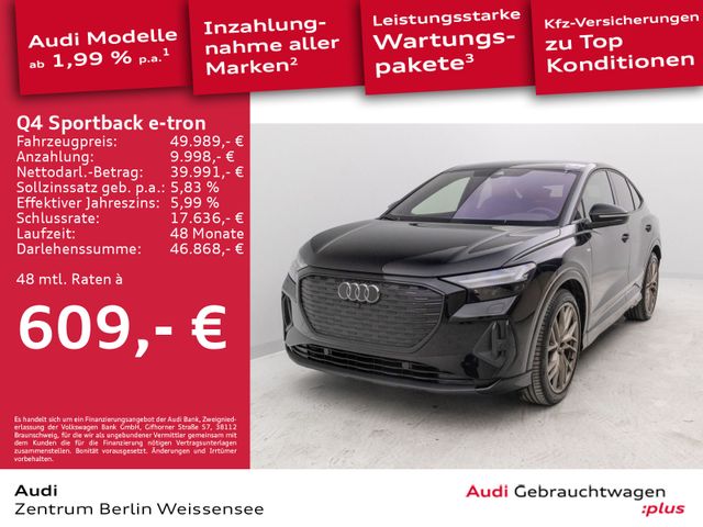 Audi Q4 Sportback 55 e-tron QU*S-LINE*AHK*HUD*MATRIX*