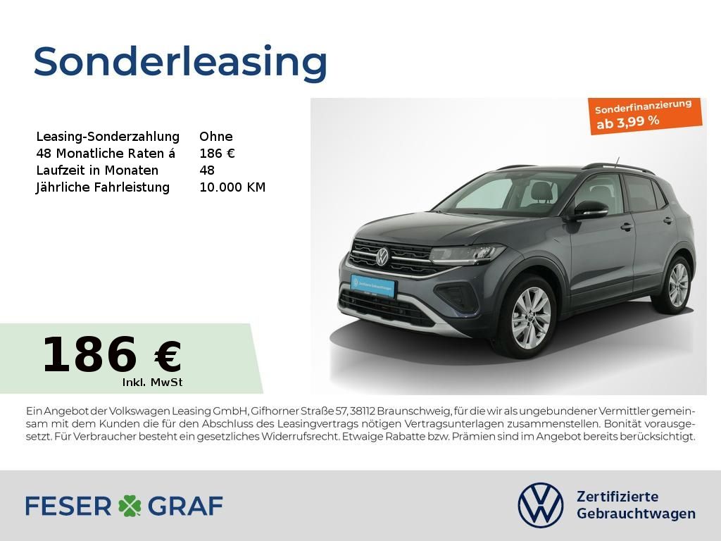 Volkswagen T-Cross Goal 1.0 TSI Navi LED SiHz ACC DigiCockp