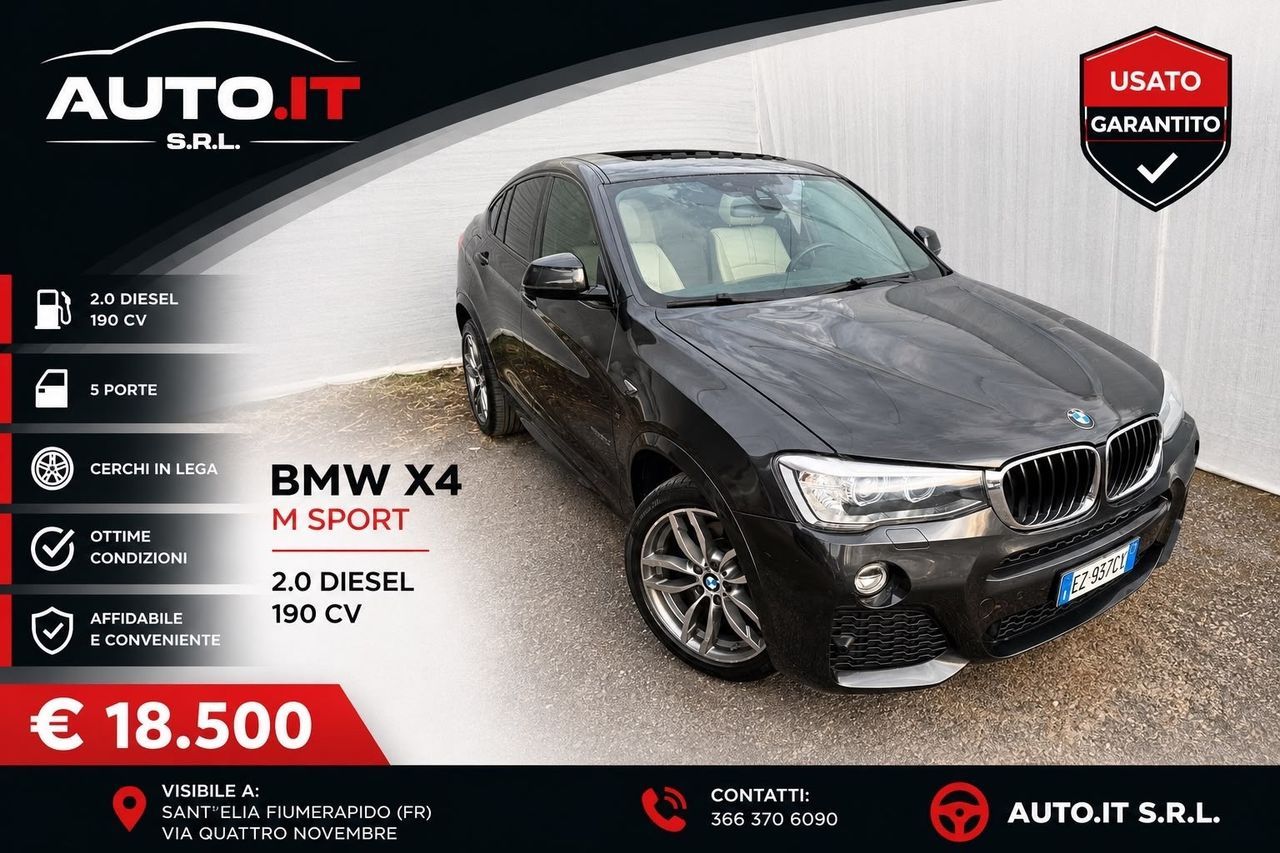 BMW Bmw X4 M xDrive20d Msport
